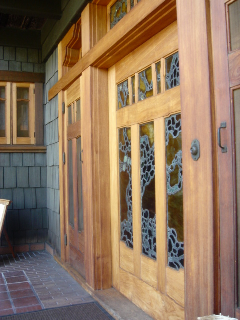 Front Door of the Gamble House in Pasadena