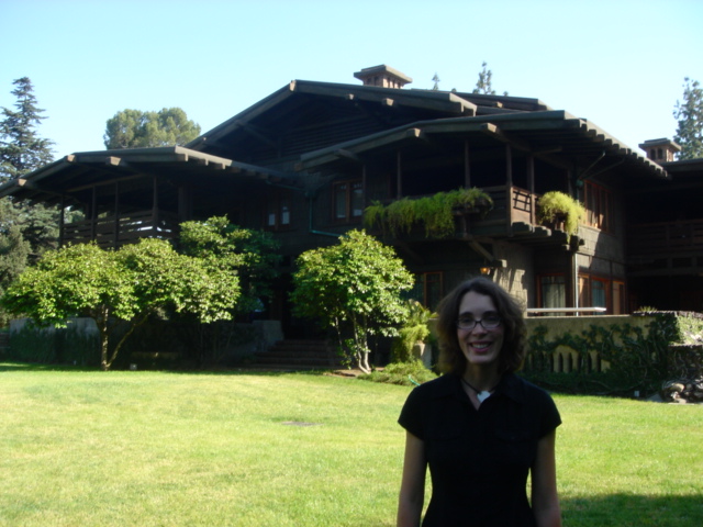 Me at the Gamble House in Pasadena
